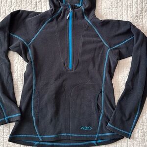 Rab Women's Black and Blue Jacket